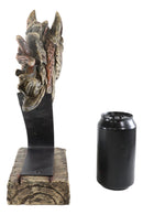 Faux Driftwood Equine Thoroughbred Mustang Horse Head Desktop Plaque Sculpture