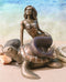 Ebros Ocean Mermaid Riding On Sea Turtle Statue Nautical Sirens Of The Seas Coral Reef
