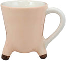 Ebros Gift Bottoms Up Acrobatic Farm Pig Coffee Mug Drink Cup 11oz Home Decor