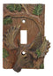 Rustic Western Stag Elk Moose By Pine Single Toggle Switch Plate Cover Set of 2