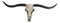 Large 36"L Rustic Western Longhorn Steer Cow Skull Wall Head Decor Plaque