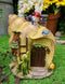 Ebros Fairy Garden Mr Gnome And Frog Mini Helix Snail Cottage House Figurine 7.5"Tall