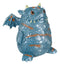 Proggle The Fat Little Blue Dragon With Tiny Wings Comical Chibi Small Figurine
