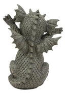 Hug Me Please! Small Baby Garden Dragon With Wide Open Arms Statue Fantasy Decor