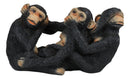 Ebros Whimsical See Hear Speak No Evil Monkeys Of The Jungle Figurine Set of 3