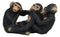 Ebros Whimsical See Hear Speak No Evil Monkeys Of The Jungle Figurine Set of 3