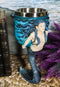 Ebros Sirens Of The Sea Blue Mermaid Octopus With Tail Fin Stem Wine Goblet