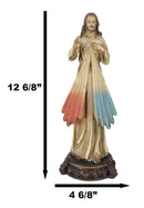 Religious Christian Catholic Accent Love Divine Mercy Of Jesus Christ Figurine