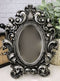 Victorian Floral Scrollwork Ornate Vanity Dressing Desktop Table Mirror Accent