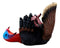Ebros Festive Gobbler Wild Turkey Wine Holder Wine Bottle Caddy Figurine 9.5"L
