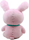 Larger Furry Bones Skeleton Pink Bunny With Green Polkadot Tie Plush Toy Doll