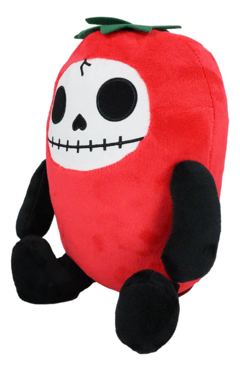 Red Hot Chilito Pepper Furrybones Skeleton Plush Toy Doll 8.5"H Furry Bones