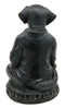 Ebros Meditating Buddha Dog Figurine Zen Koan Monk Dharma Sculpture 6"H Talisman
