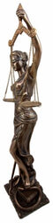 Ebros Large Greek Lady Goddess Of Justice La Justica Dike Bronzed Resin Figurine 18"H
