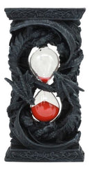 Figure 8 Prosperity Hour Of The Dragon Invertible Dual Dragon Sandtimer Statue - Ebros Gift