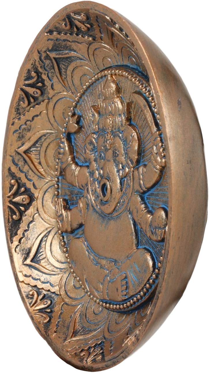 Ebros Hindu Elephant Head God Lord Ganesha Incense Stick Holder Burner 5" Long