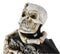 Wicca Witchcraft Skeleton Bones Skull With Red Heart Decorative Potion Bottle