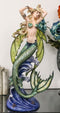 Large Nautical Ocean Dancing Mermaid Statue 26"H Goddess Venus Rising Figurine