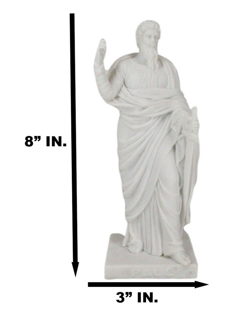 Bertel Thorvaldsen Copenhagen Museum Christ Hall Apostle Saint Paul Statue 8"H