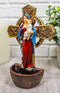Madonna Our Lady Of Grace With Child Jesus Water Font Wall Decor Rosary Holder