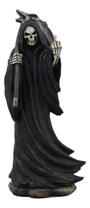 The Night Watchman Grim Reaper With Scythe Flipping Off Middle Finger Figurine