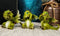 Ebros 3 Wise Dragon Set See Hear Speak No Evil Whimsical Green Dragons Mini Figurines