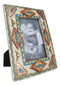 Set Of 2 Southwestern Indian Aztec Diamond Vectors Geometry 4"X6" Picture Frames