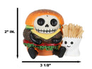 Furry Bones Stacked Up Hamburger Sandwich And Fries Skeleton Furrybones Figurine