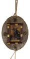 Western 12 Gauge Shotgun Shells Red Gold Tone Bullets Wall Picture Frame Decor