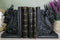 Dragonstone Gothic Guardian Of Bibliography Dragon Bookend Set of Two Figurine