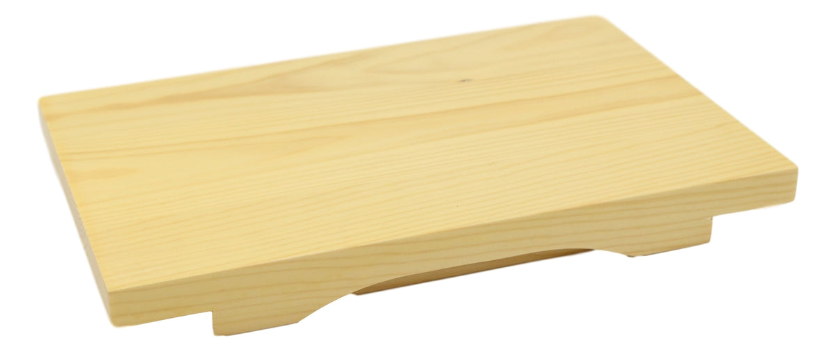 Traditional Japanese Sushi Geta Bamboo Wood Restaurant Serving Plate Tray 10.75" - Ebros Gift