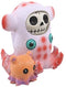 Ebros Furry Bones Pink Giant Squid Skeleton Nautical Cephalopod Furrybones