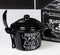 Wicca Purrfect Stew Pentagram Moon Cat Fine Bone China Bowl With Spoon And Lid