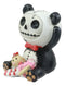 Ebros Furry Bones Panda Figurine 2.5"H Adorable Voodoo Skeleton Furrybones Pandie