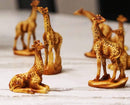 Ebros Set of 4 Miniature 4 Poses Safari Giraffe Figurines 3.5" Height Home Decor