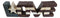 Pack of 3 USA Patriotic Flag 'Free Hope Love' Word Art Desktop Sign Plaques