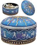 Ebros Greek Zodiac Constellations with Sun and Moon Lid Decorative Trinket Box