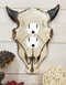 Set of 2 Western Bull Bison Cow Skull Double Receptacle Outlet Wall Plates