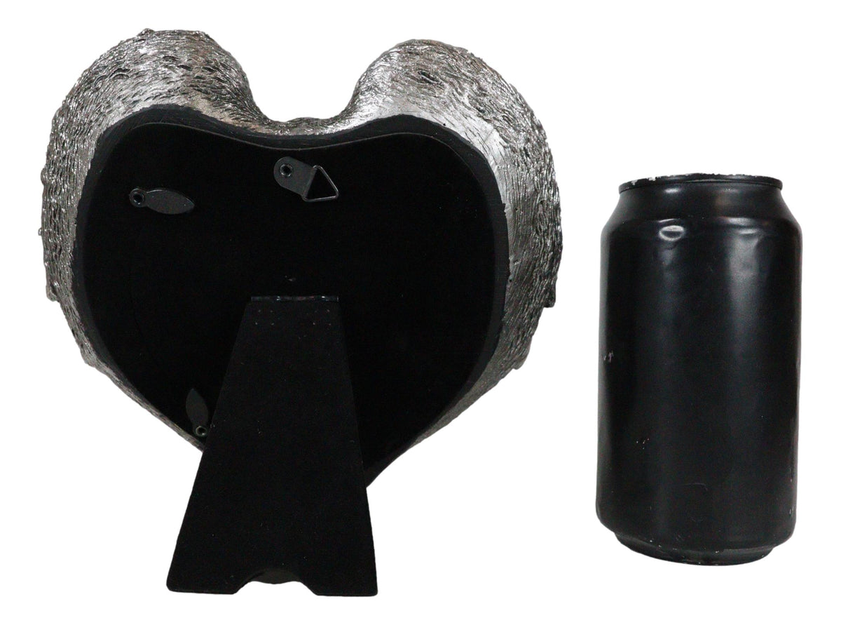 Gothic Angel Winged Heart Photo Picture Frame Wall Or Easel Desktop Display