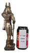 God Anubis with Scales of Justice Statue Figurine 10" Tall (Faux Bronze Resin)