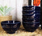 Pack Of 6 Japanese Blue Dragonfly Rice Soup Cereal Salad Dessert 12oz Bowls