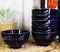 Pack Of 6 Japanese Blue Dragonfly Rice Soup Cereal Salad Dessert 12oz Bowls