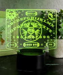 Ebros Ouija Spirit Board Eye of Providence Acrylic Panel Colorful LED NightLight