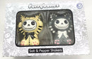 Ebros Furrybones Mao Striped Kittens Voodoo Skeleton Cats Salt And Pepper Shakers Set