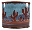 Ebros Rustic Southwestern Desert Cactus Arizona Bathroom Toothbrush Toothpaste Holder