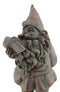 Whimsical Festive Holiday Novelty Old Mr Gnome Dwarf Reading Story Book Figurine