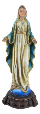 Virgin Mother Mary Madonna Our Lady of Grace Trampling On Serpent Figurine