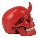 Small Red Horned Demon Skull Hell Spawn Skeleton Inferno Imp Macabre Figurine