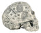 Fortune Lottery Benjamin Franklins Bank C-Note Money Bill Prints Skull Figurine