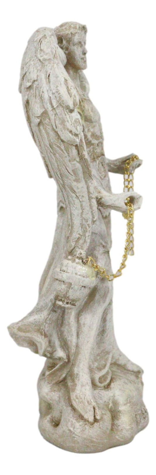 Ebros Holy Archangel Saint Sealtiel Statue 5"H Prayer of God Worship And Intercession - Ebros Gift